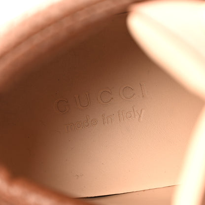 Gucci X SEGA Suede Calfskin GG Monogram Mens Flashtrek Sneakers 10 New Cuir Beige Ruggine 7 of 13