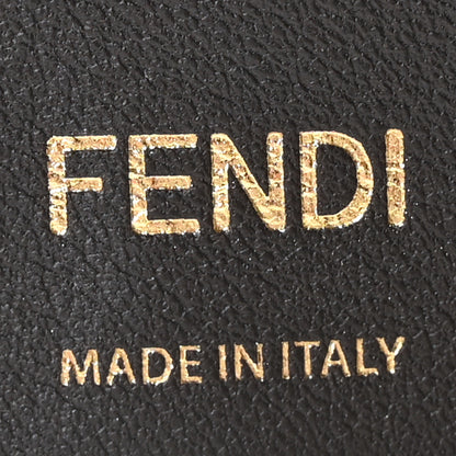 Fendi Fabric Jacquard Vitello Grace FF 1974 Mini Fendigraphy Hobo Bag Tobacco Moro Ebano 6 of 10
