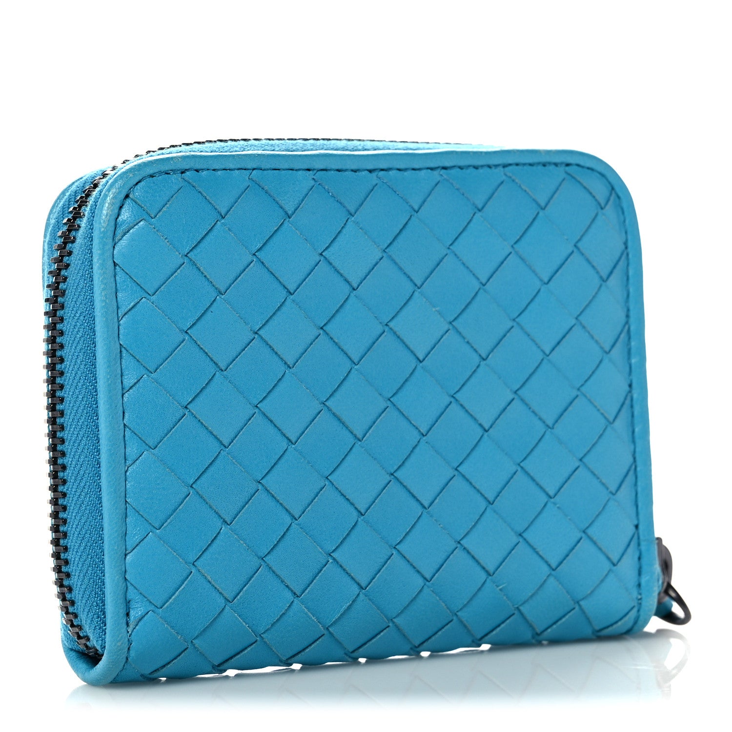 Bottega Veneta Nappa Intrecciato Zip Around Wallet Canard 3 of 9