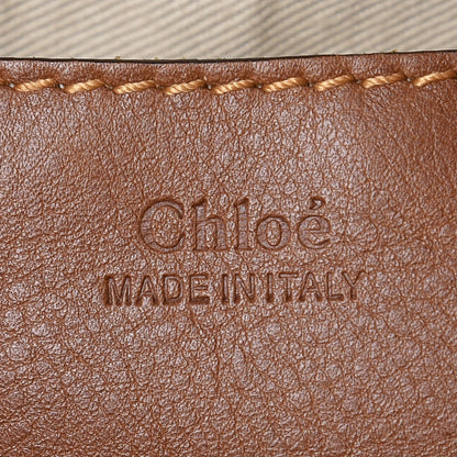 Chloe Suede Medium Lexa Shoulder Bag Mustard Brown 8 of 8