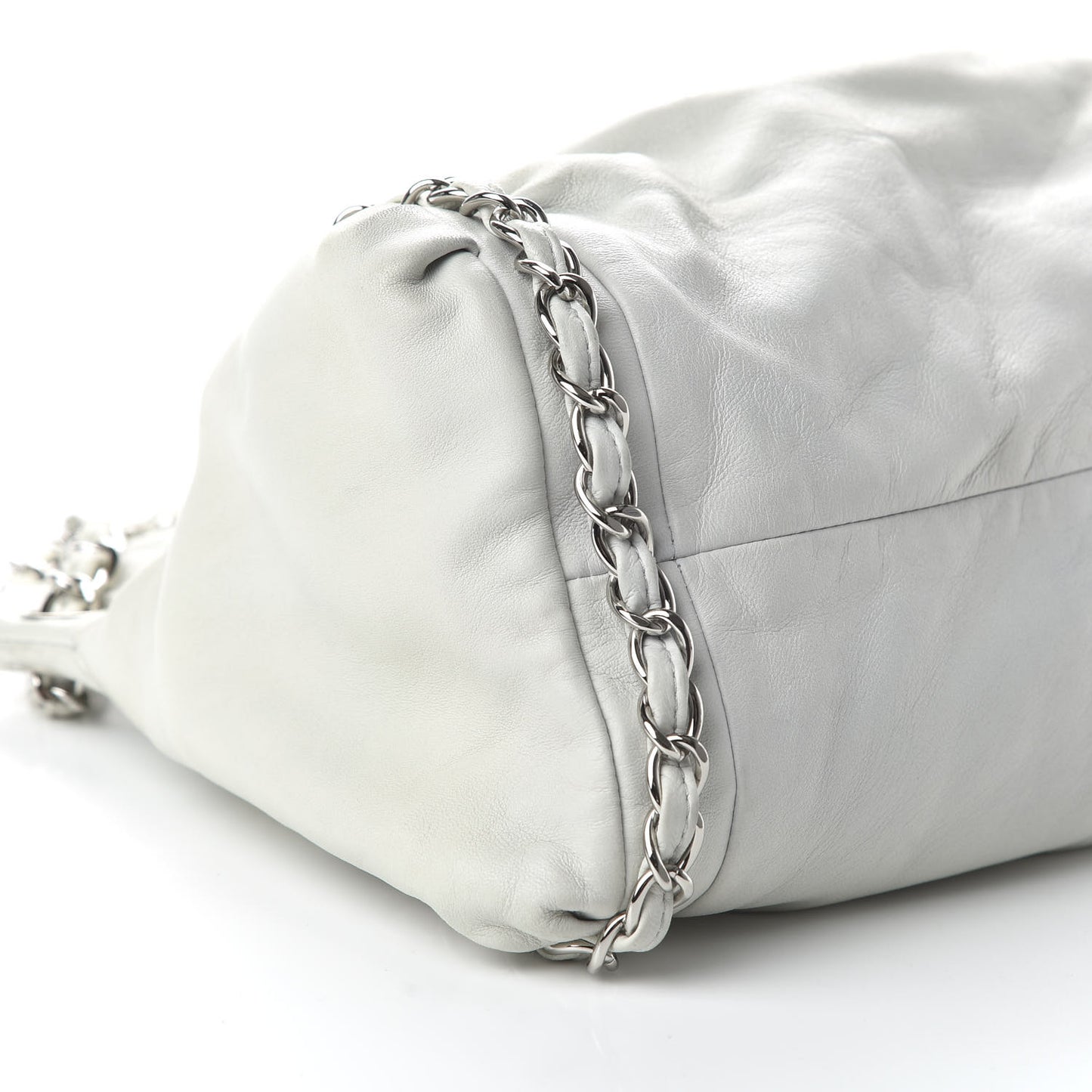 Lambskin Sharpei Bag White