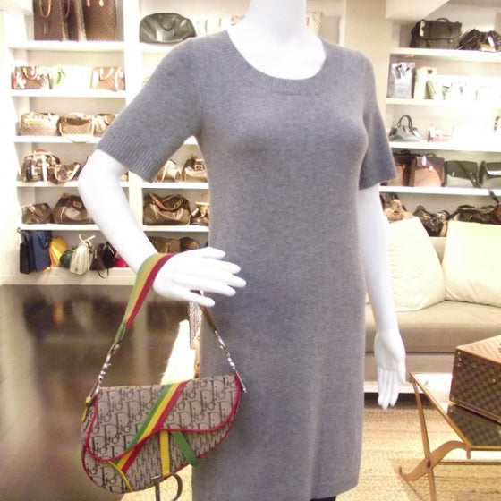 Monogram Rasta Saddle Bag Beige