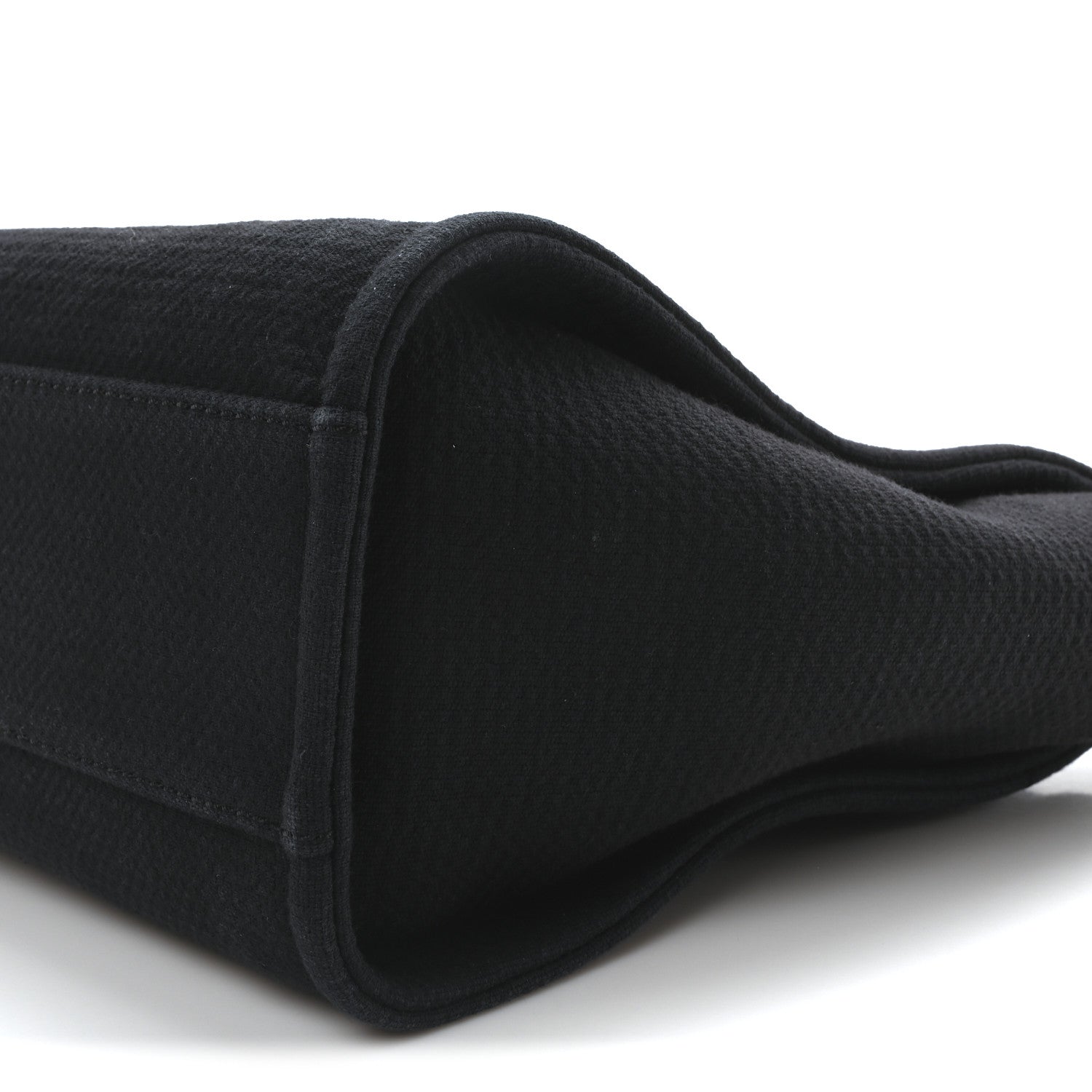 Chanel Mixed Fibers Small Deauville Tote Navy Blue 11 of 12