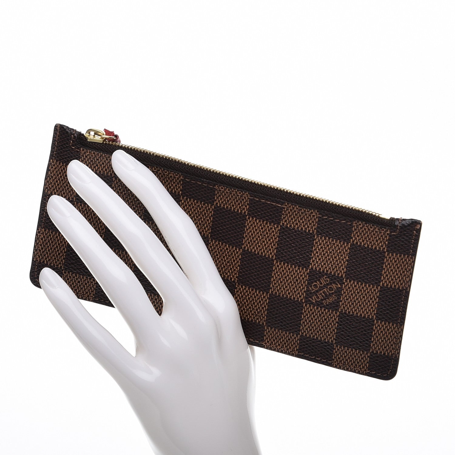 Louis Vuitton Damier Ebene Josephine Wallet Zippered Insert 2 of 7