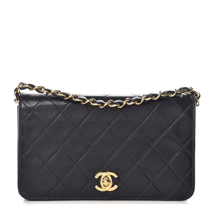 Chanel Lambskin Quilted Mini Flap Black 1 of 12