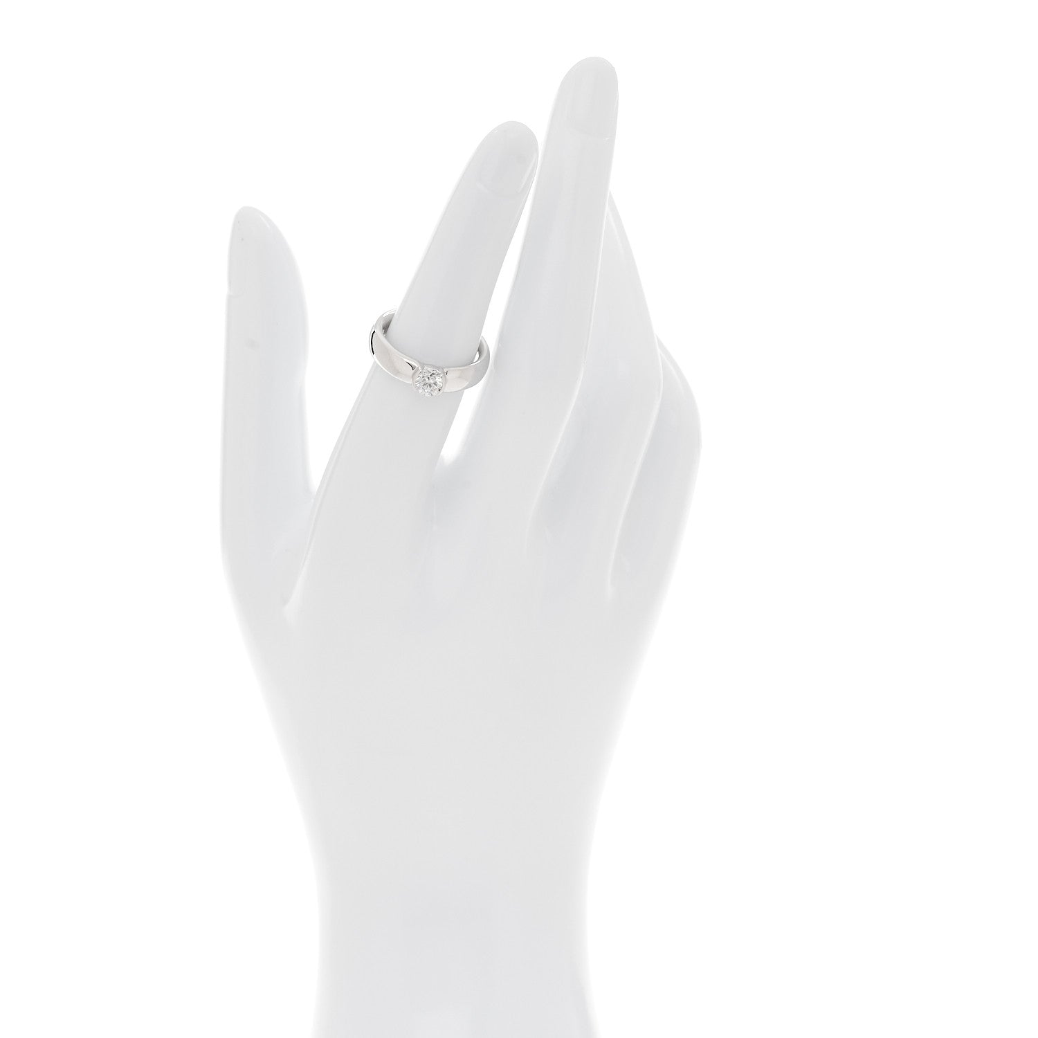 Tiffany Platinum Diamond .52ct Etoile Solitaire Engagement Ring 51 5.75 2 of 5