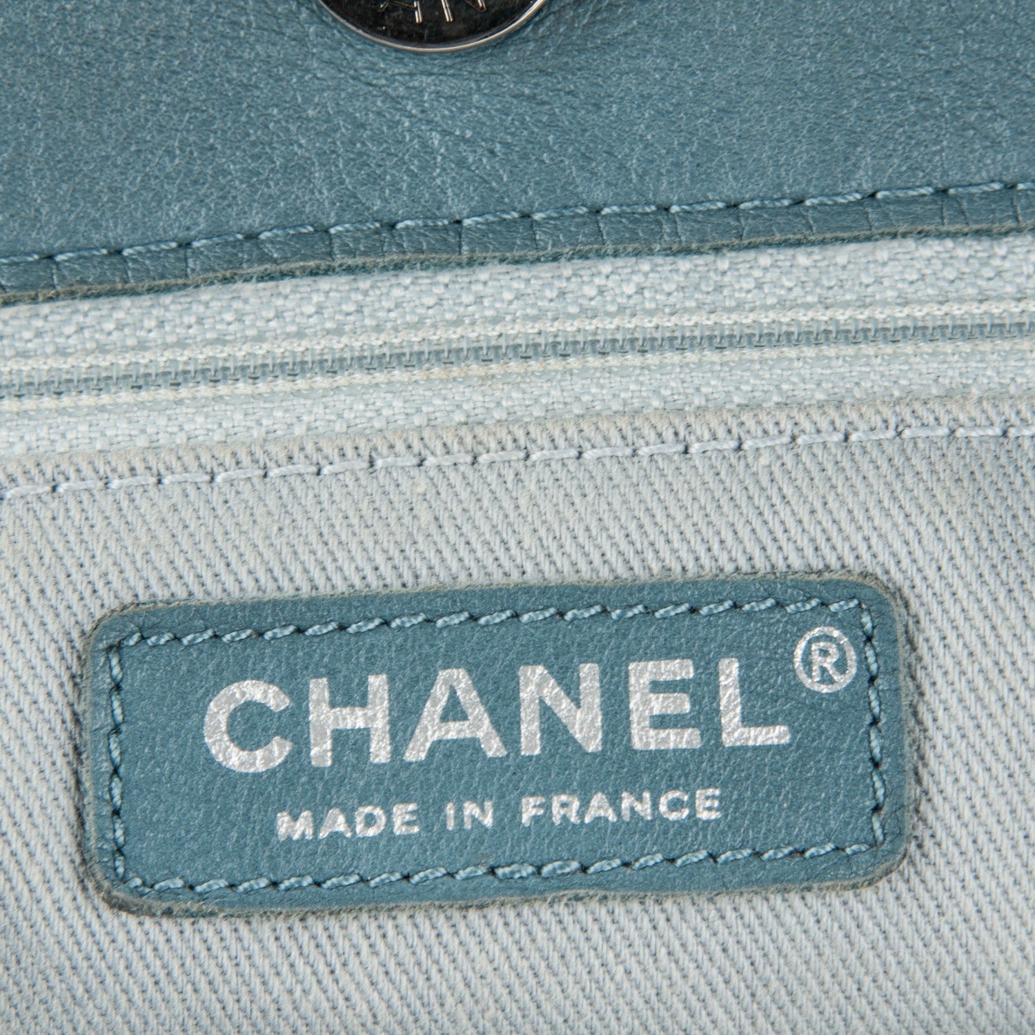 Chanel Lambskin Sensual Hobo Blue 6 of 10