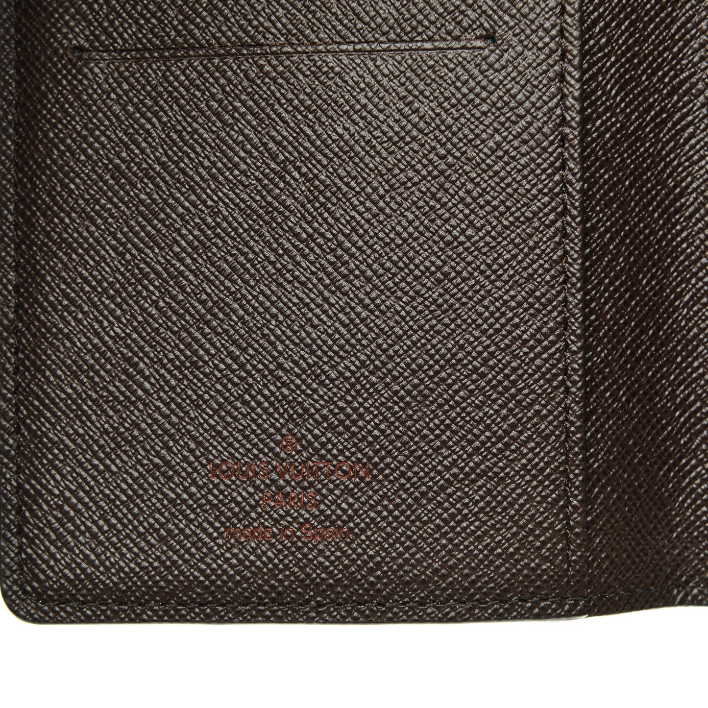 Damier Ebene Pocket Agenda Cover