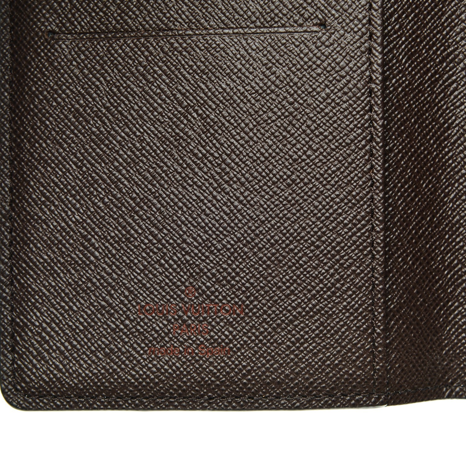 Louis Vuitton Damier Ebene Pocket Agenda Cover 6 of 6