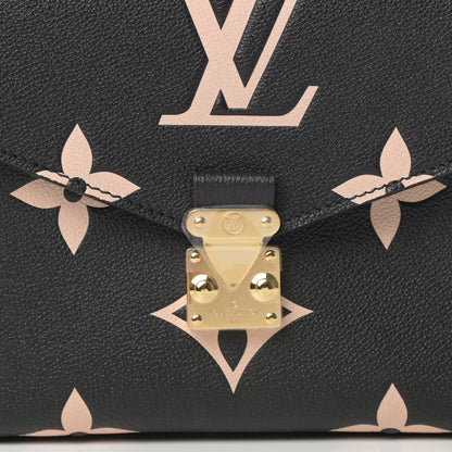 Louis Vuitton Empreinte Monogram Giant Pochette Metis Black Beige 8 of 12