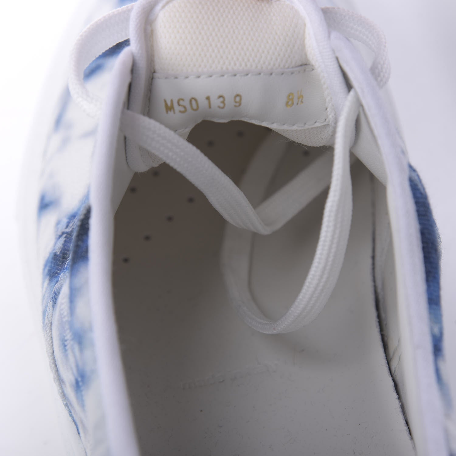 Louis Vuitton Denim Monogram Trocadero Tie Dye Sneakers 8.5 Marine 10 of 10
