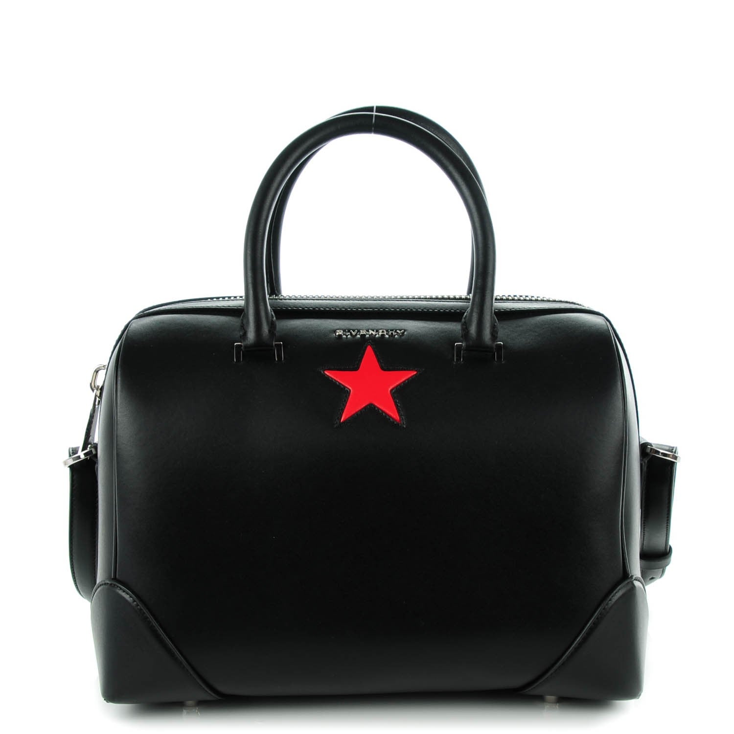 Givenchy Calfskin Star Medium Lucrezia Black Red 1 of 7