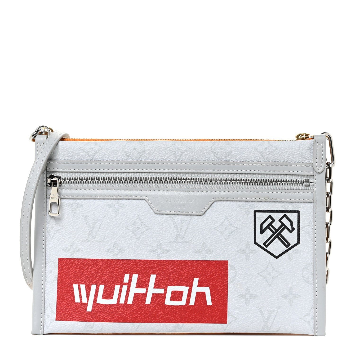 Louis Vuitton Monogram Antartica Double Flat Messenger 1 of 15