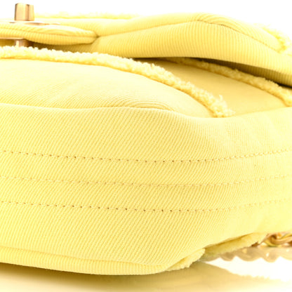 Chanel Denim Coco Flap Yellow 10 of 11
