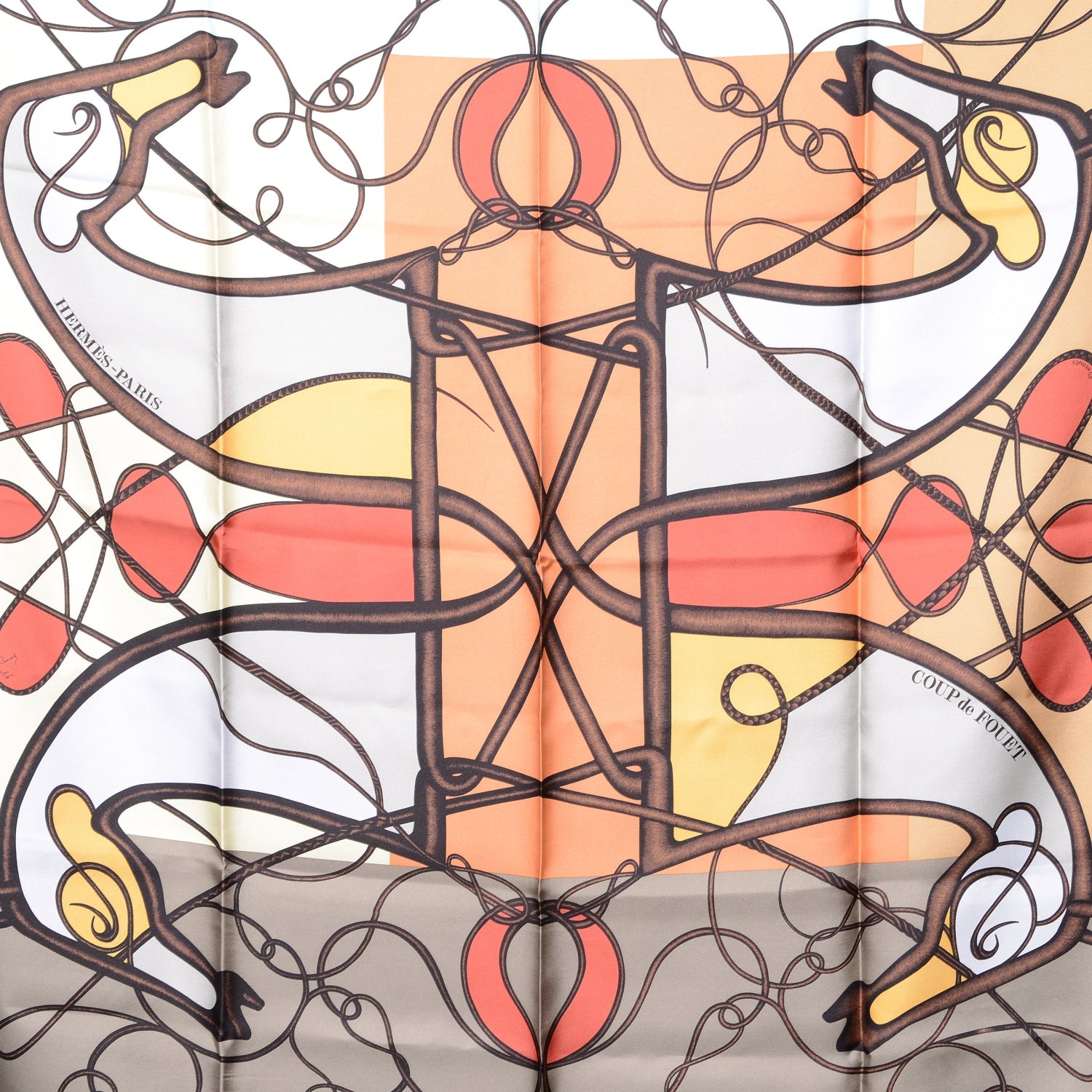 Hermes Silk Coup De Fouet Scarf 90 1 of 7