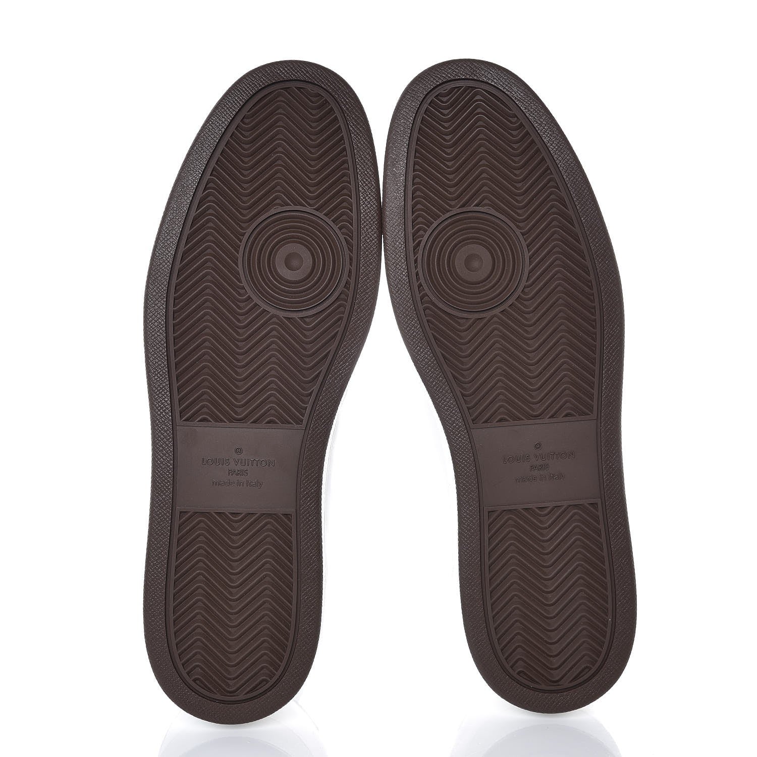 Louis Vuitton Calfskin Monogram Rivoli Sneakers 10 White 5 of 9