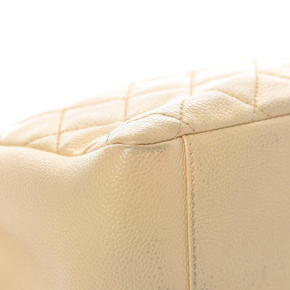 Chanel Caviar Quilted Grand Shopping Tote GST Beige 16 of 24