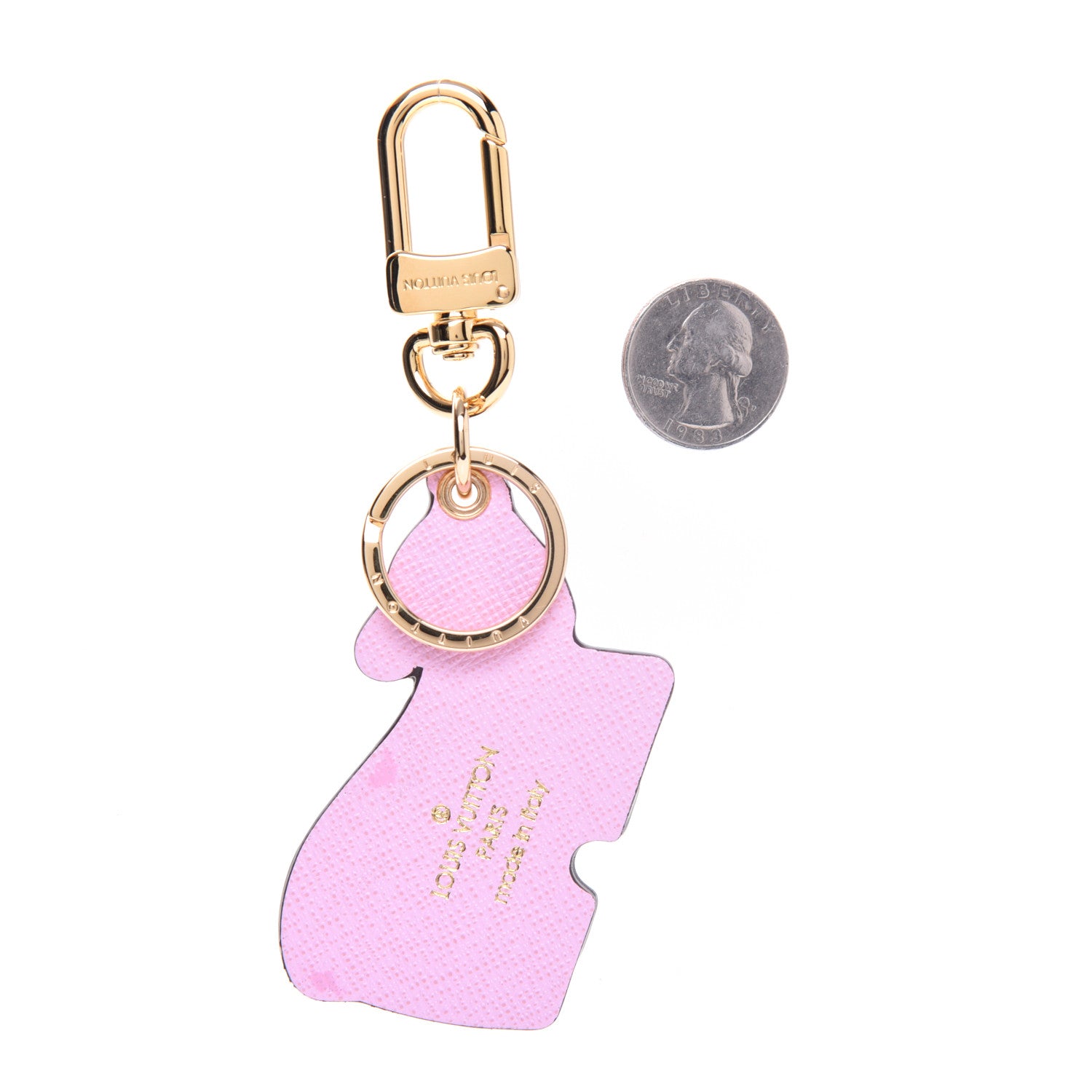 Louis Vuitton Monogram Calfskin Mummy Baby Bear Bag Charm Key Holder 2 of 4