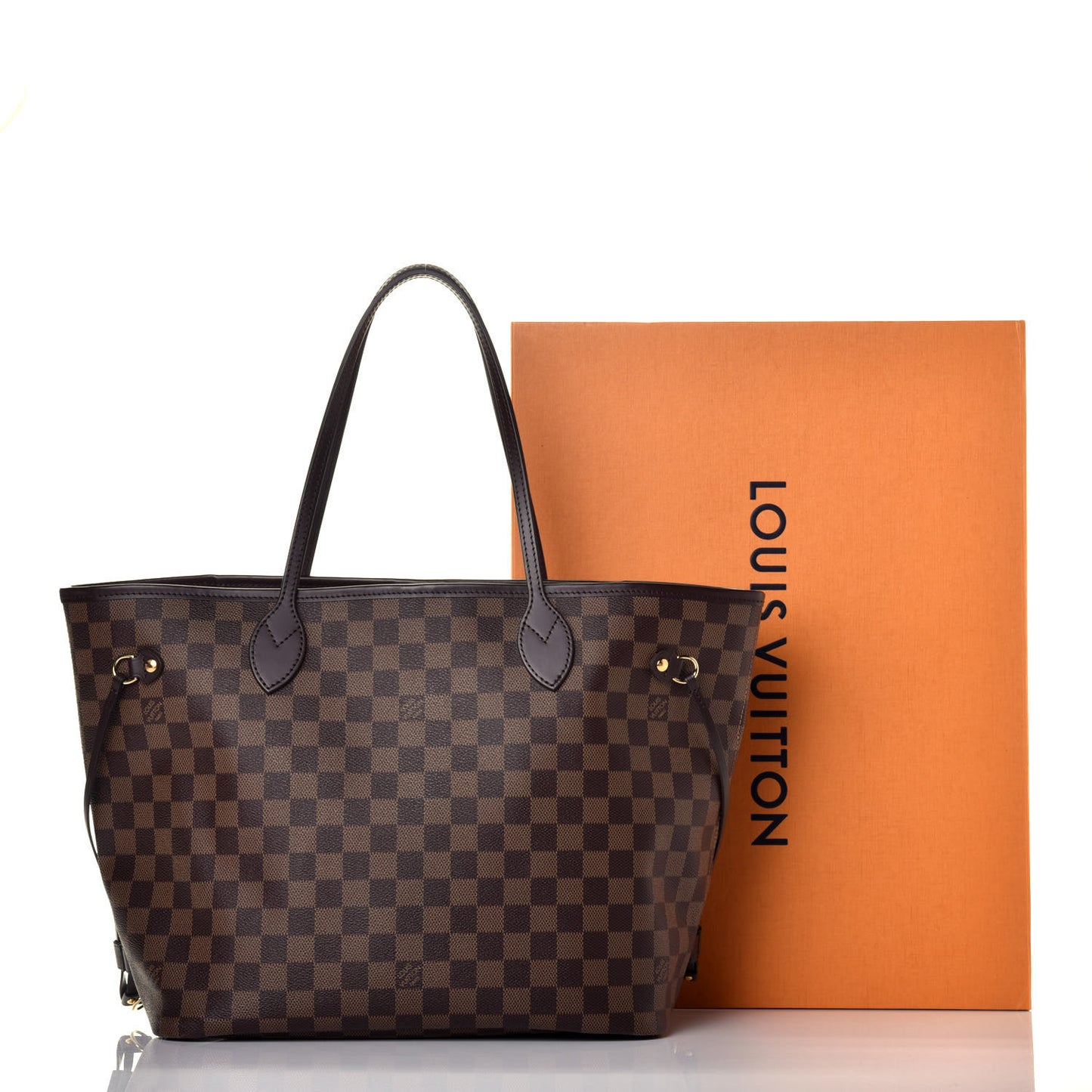 Damier Ebene Neo Neverfull MM Rose Ballerine