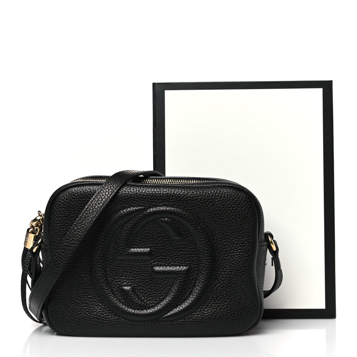 Gucci Pebbled Calfskin Small Soho Disco Bag Black 10 of 10