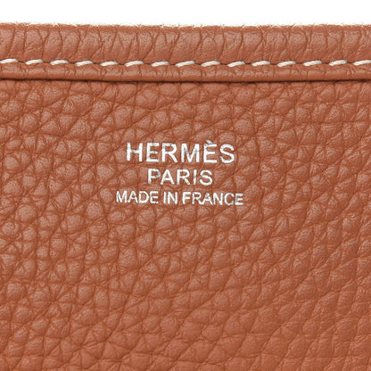Hermes Taurillon Clemence Evelyne III GM Gold 6 of 9
