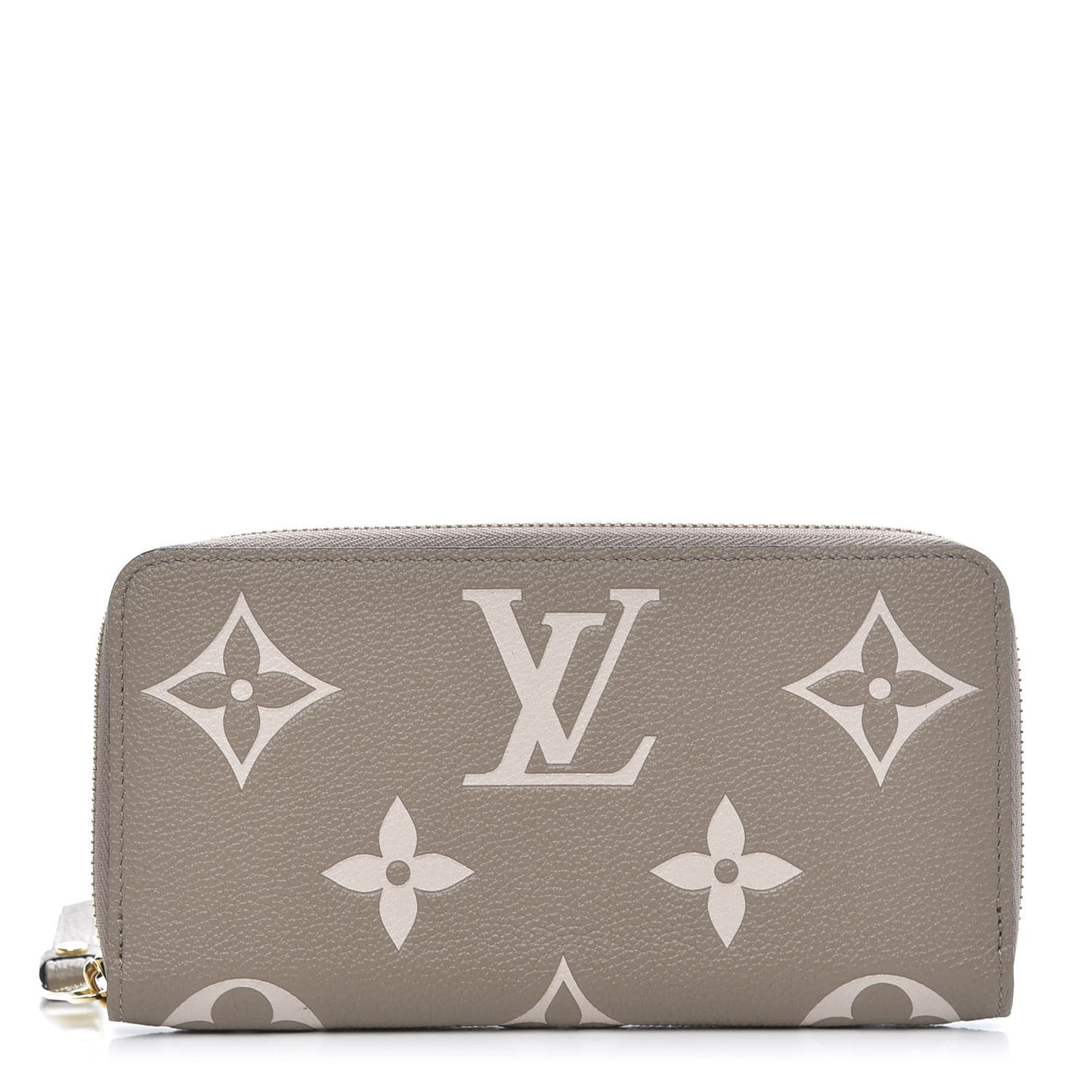 Empreinte Monogram Giant Zippy Wallet Tourterelle Creme