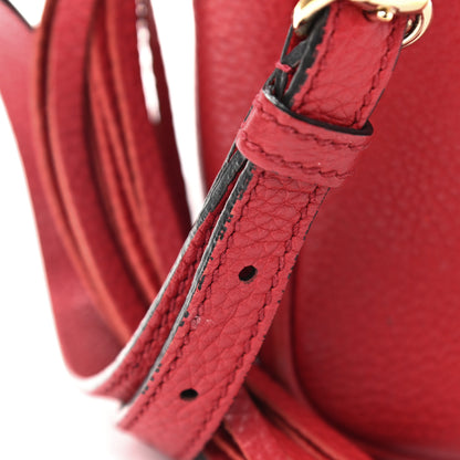 Gucci Pebbled Calfskin Small Soho Disco Bag Tabasco Red 17 of 17