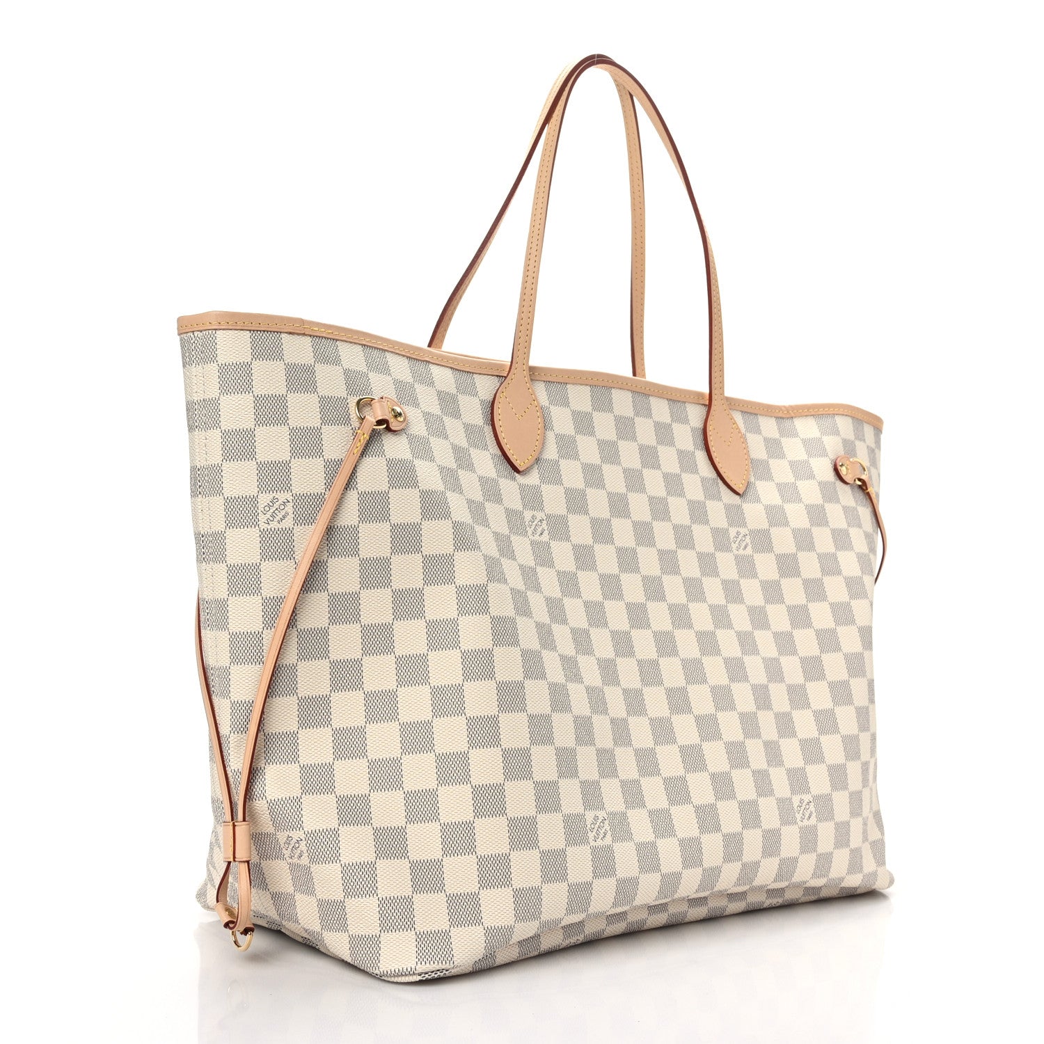 Louis Vuitton Damier Azur Neo Neverfull GM Rose Ballerine 4 of 10