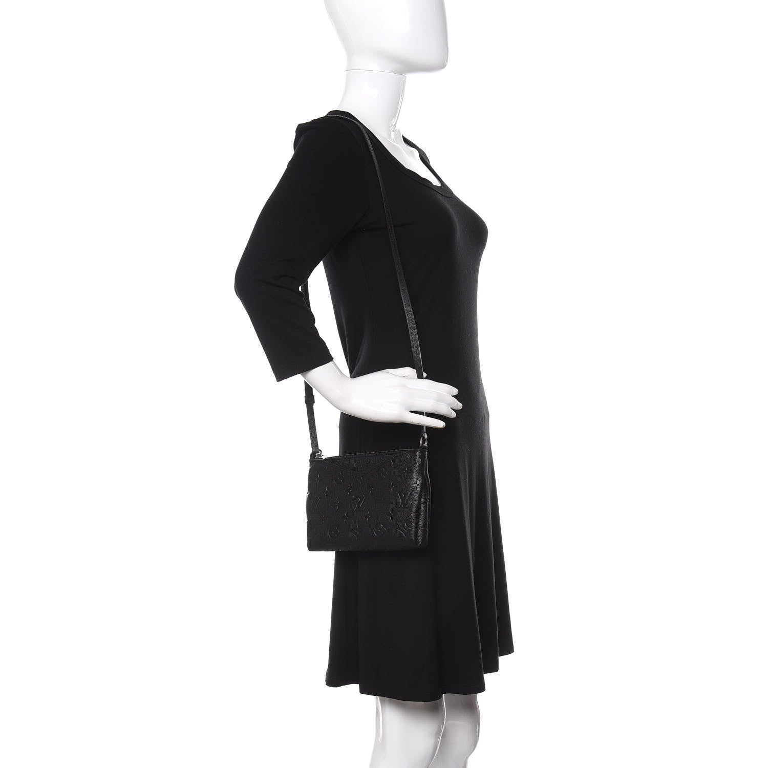 Louis Vuitton Empreinte Pallas Crossbody Black 2 of 10