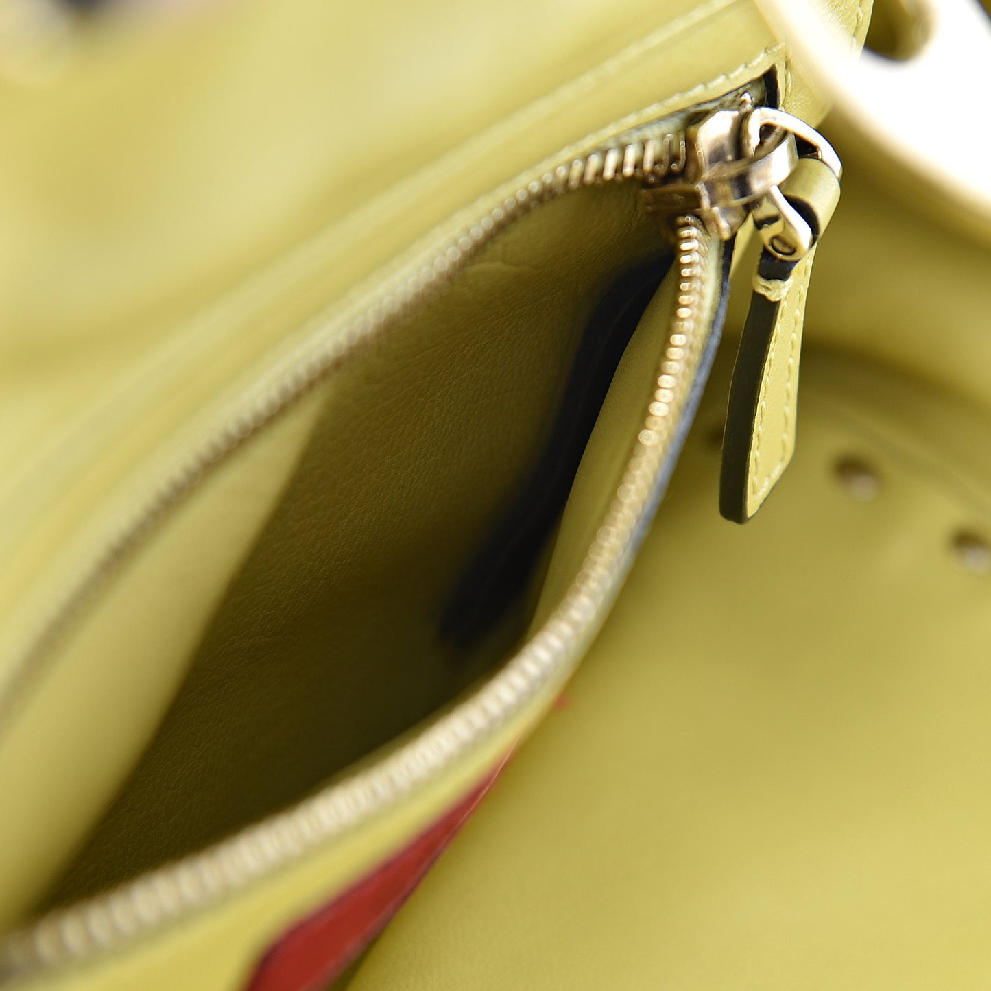 Vitello Watercolor Small Rockstud Tote Rose Green Yellow Sky