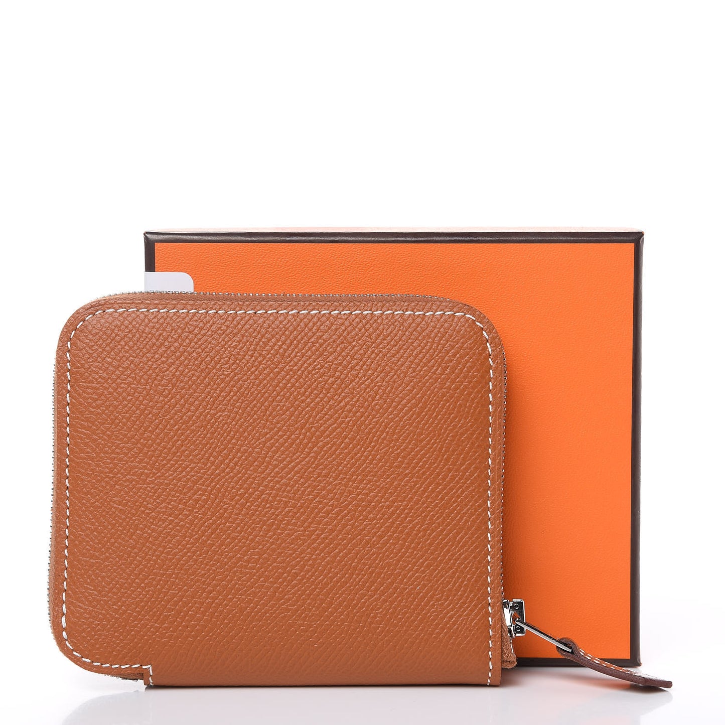 Epsom Silk'in Compact Wallet Gold