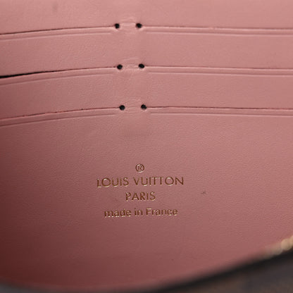 Louis Vuitton Damier Ebene Croisette Chain Wallet Magnolia 5 of 16