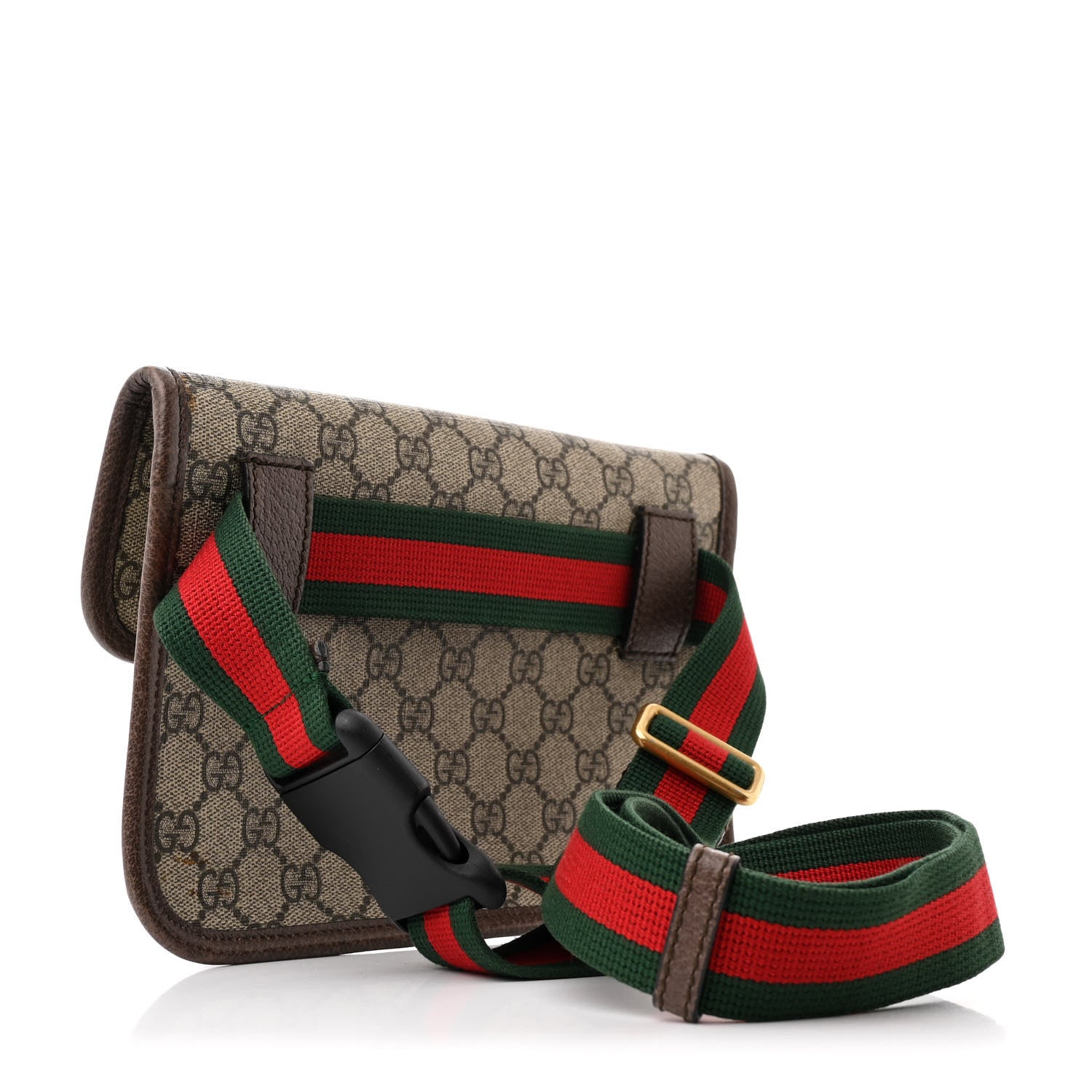 Gucci GG Supreme Monogram Neo Vintage Web Belt Bag Brown 3 of 11