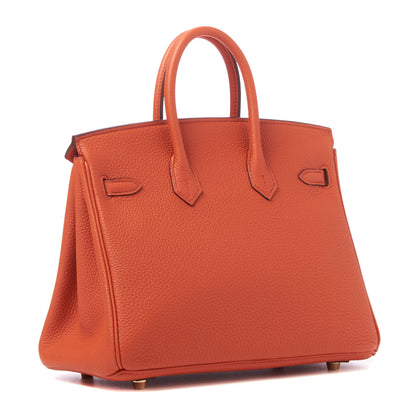 Hermes Togo Birkin 25 Terre Battue 2 of 34