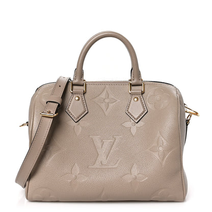 Louis Vuitton Empreinte Monogram Giant Speedy Bandouliere 25 Tourterelle 1 of 11