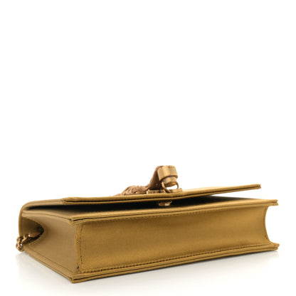 Saint Laurent Satin Small Classic Monogram Kate Tassel Satchel Sahara Beige 4 of 10