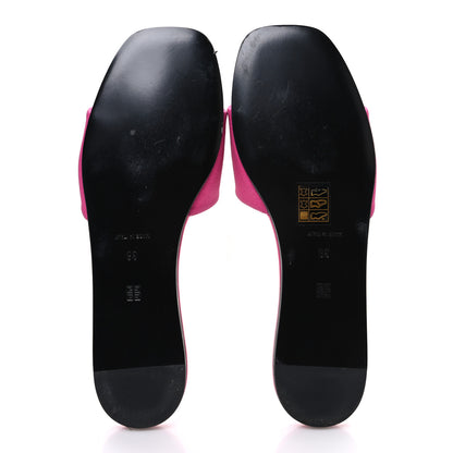 Givenchy Canvas 4G Logo Mule Sandals 36 Neon Pink 7 of 11