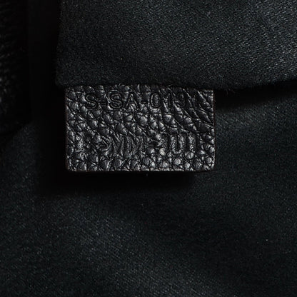 Celine Drummed Calfskin Mini Luggage Black 7 of 9