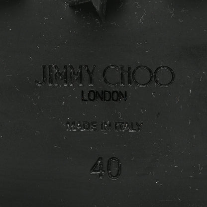 Jimmy Choo BAYU WOMENS LEATHER PULL ON MID-CALF BOOTS 40 Black 6 of 11