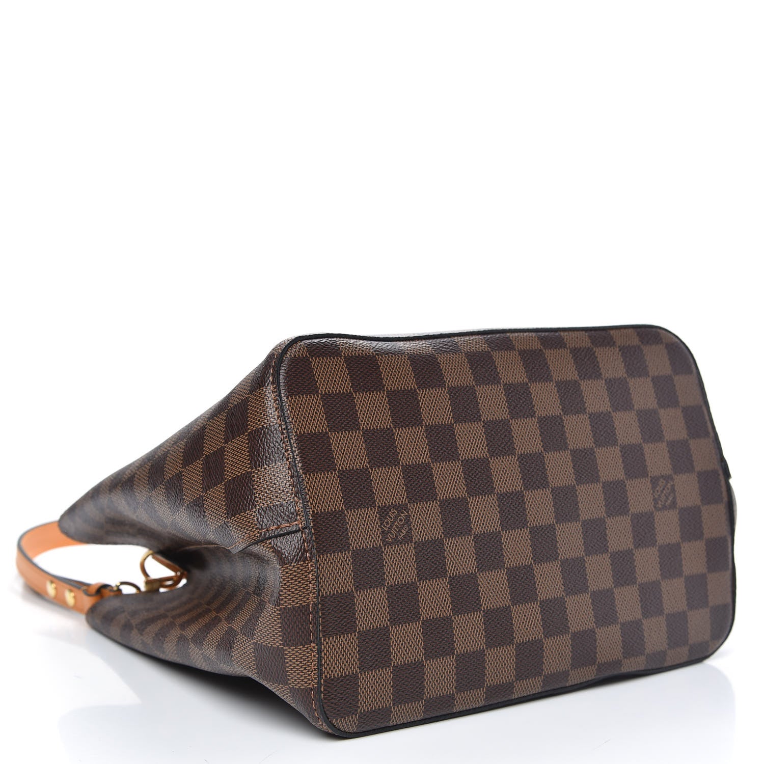 Louis Vuitton Damier Ebene Neonoe MM Safran 4 of 9
