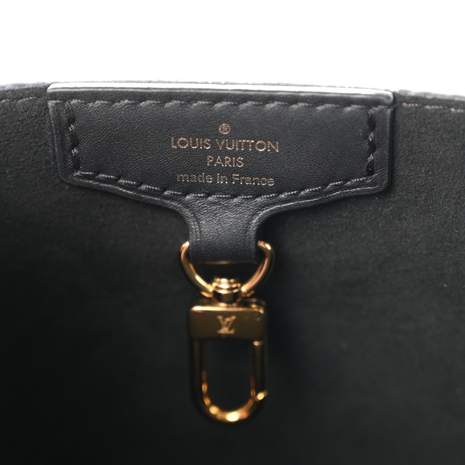 Louis Vuitton Damier Ebene Belmont PM Black 6 of 9
