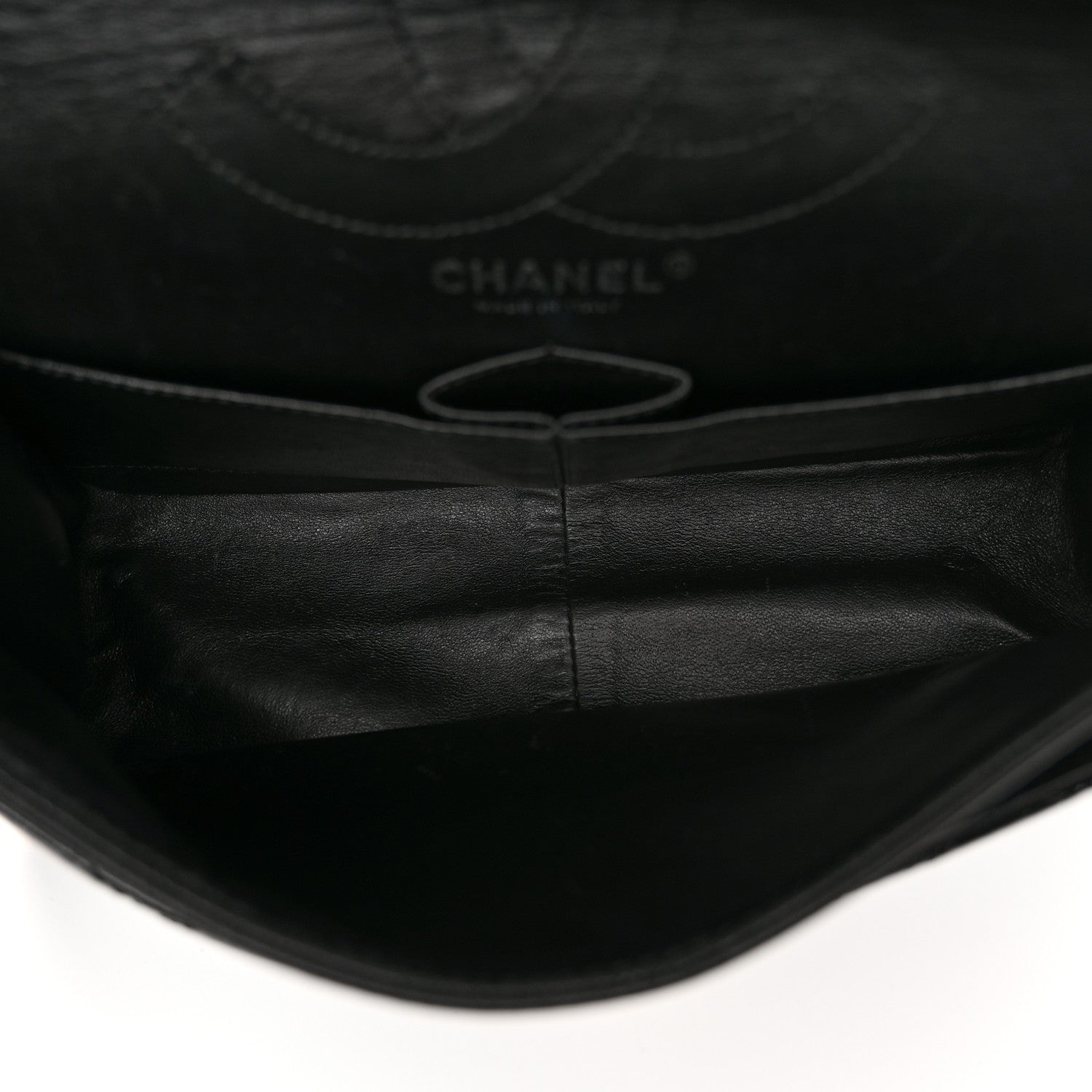 Chanel Distressed Patent Quilted 2.55 Reissue 226 Flap Black 5 of 10