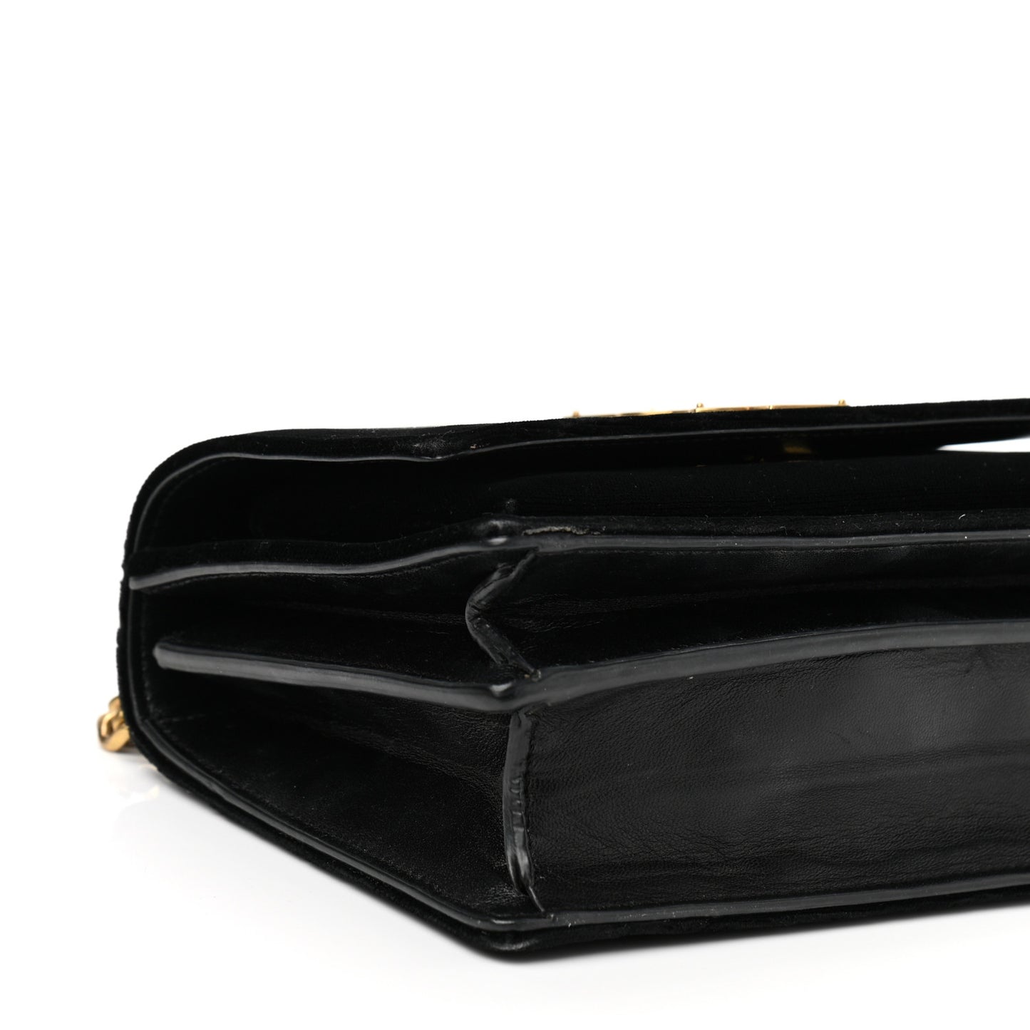 Velvet Small Monogram Sunset Black