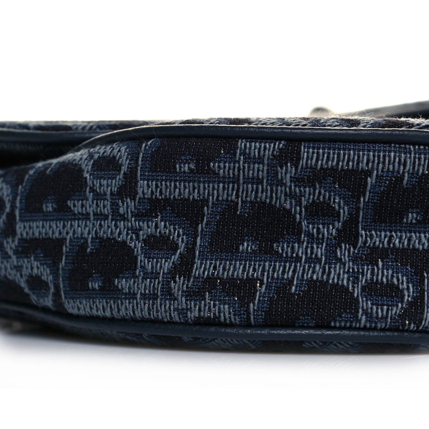 Oblique Mens Saddle Bag Blue