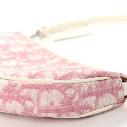 Christian Dior Monogram Mini Saddle Pochette Pink 10 of 11