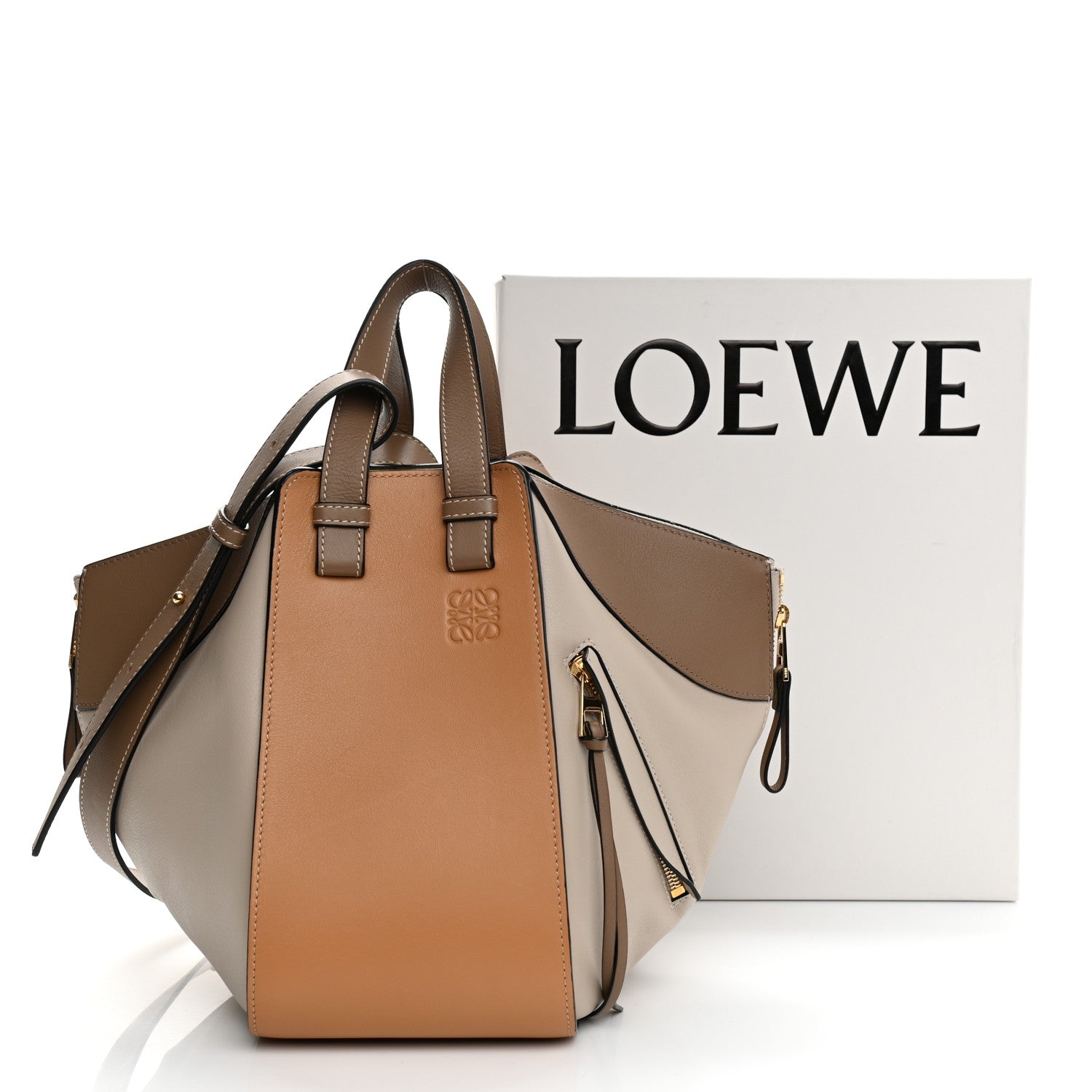 Loewe Calfskin Small Hammock Shoulder Bag Warm Desert Mink 13 of 13