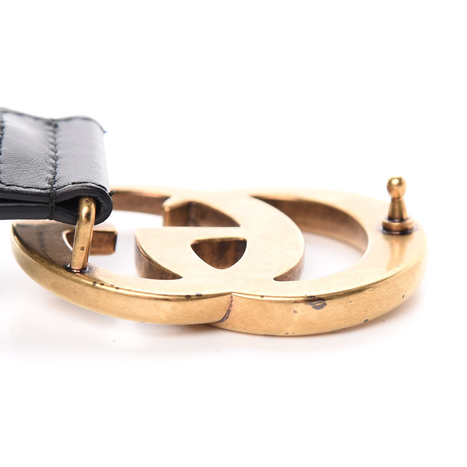 Gucci Calfskin Double G 40mm Belt 85 34 Black 6 of 9