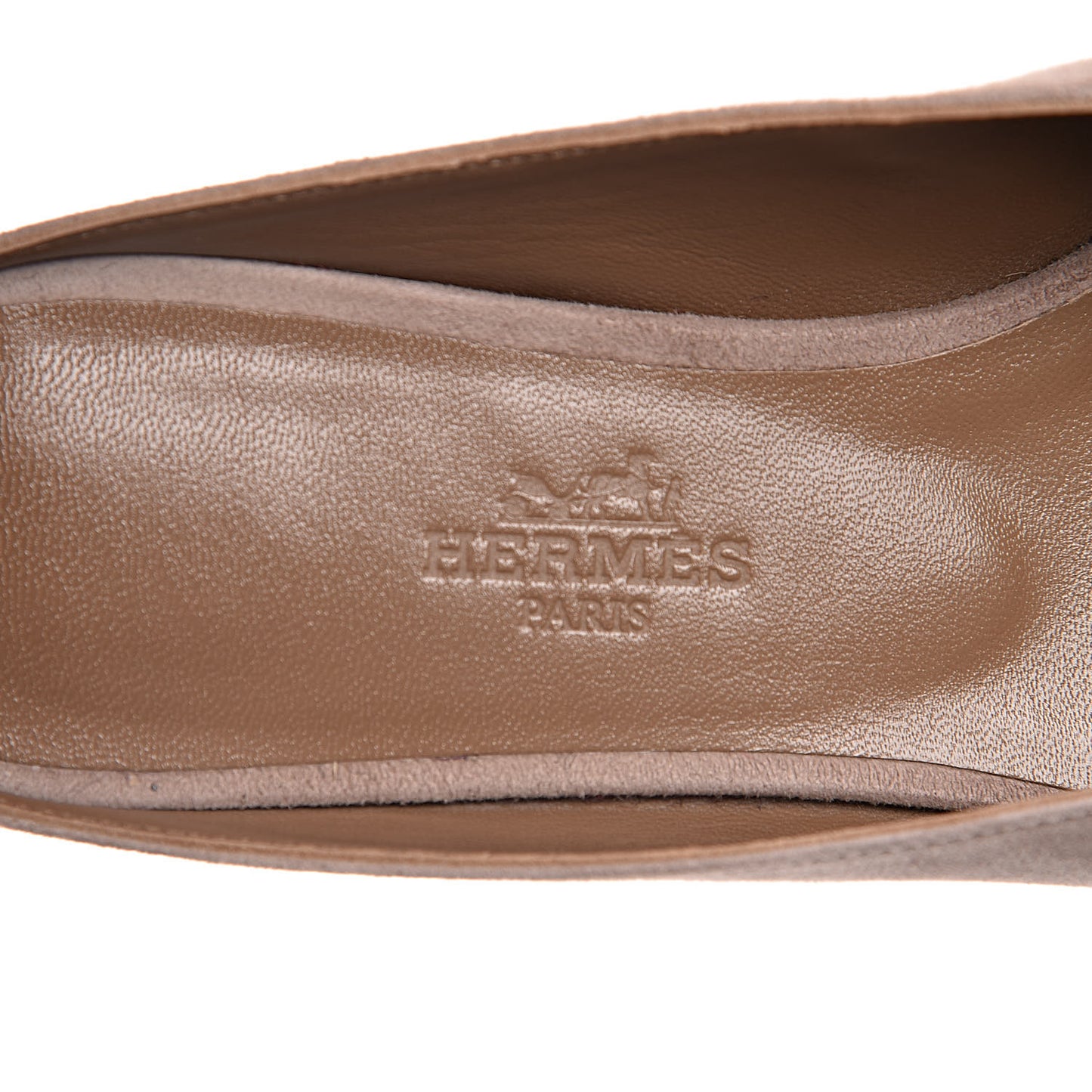 Suede Goatskin Crystal Roxane Mules 35 Champagne Rose Grey