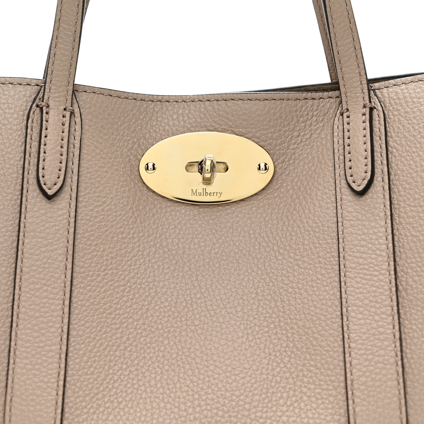 Heavy Grain Mini Bayswater Tote Cashmere Taupe