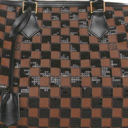 Louis Vuitton Damier Paillettes Speedy 30 Black 8 of 10
